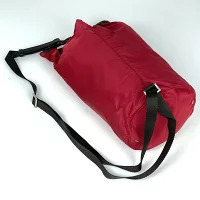 Prada Bag Plate Shoulder Crossbody Cylindrical Red